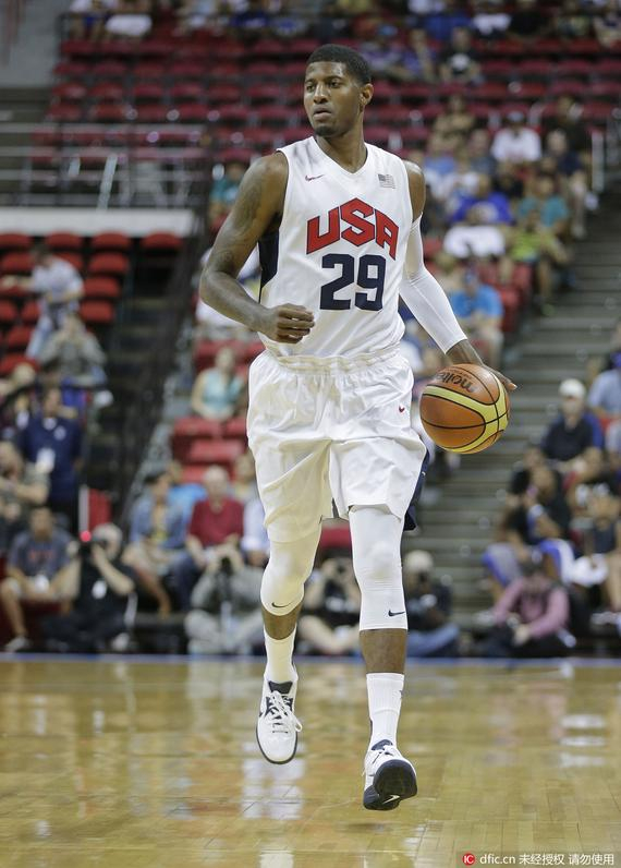 澳大利亚男篮完胜巴西男篮，乔治送出助攻